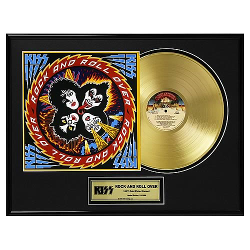 Kiss Rock and Roll Over Framed Gold Record