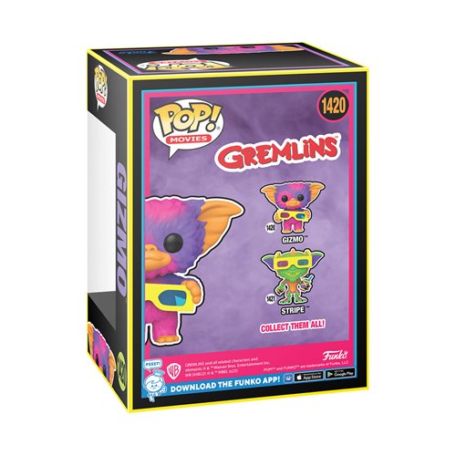 Gremlins Gizmo Black Light Funko Pop! Vinyl Figure - Entertainment Earth Exclusive