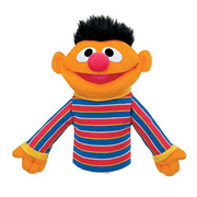 Sesame Street Ernie Hand Puppet 10-Inch Plush