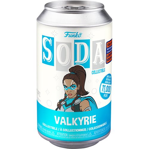 Thor: Love and Thunder Valkyrie Vinyl Funko Soda Figure - 2023 Convention Exclusive
