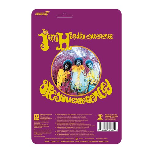 Jimi Hendrix Reverse Album Covers 3 3/4-Inch ReAction Figure