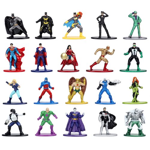 DC Comics Nano Metalfigs Mini-Figures Wave 4 20-Pack, Not Mint