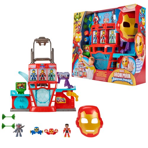 Iron Man and his Awesome Friends Electronic Iron Quarters Playset
