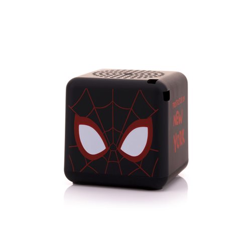 Spider-Man Miles Morales Web Face Square Bitty Bluetooth Mini-Speaker