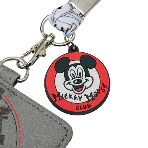 Mickey Mouse Club Disney 100 Lanyard with Cardholder