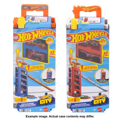 Hot Wheels Speed & Go Playset Case of 6