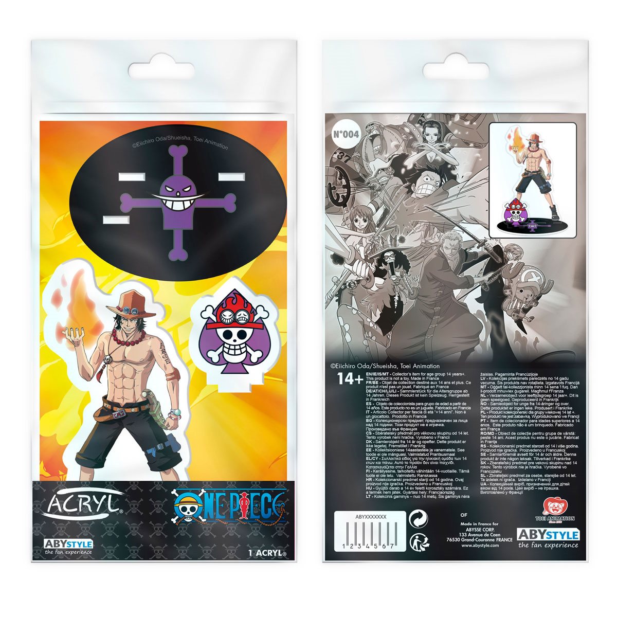 ABYstyle One Piece Brook and Chopper Acryl 4-in Figure Set | GameStop