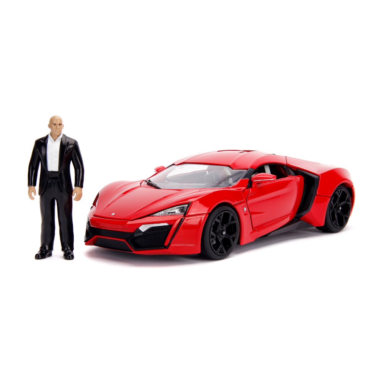 Fast and Furious Lykan Hypersport 1:18 Die-Cast Metal Vehicle with Dom Figure