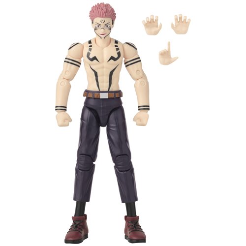 Jujutsu Kaisen Anime Heroes Ryomen Sukuna Uniform Version 6 1/2-Inch Scale Action Figure