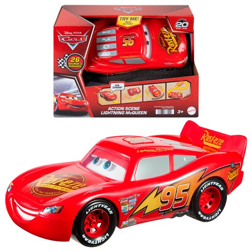 Cars Race to Celebrate Action Scene Lightning McQueen Vehicle