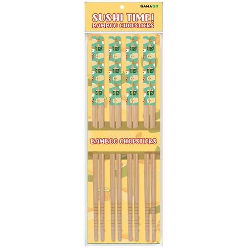 Sushi Time Bamboo Chopsticks Set of 4