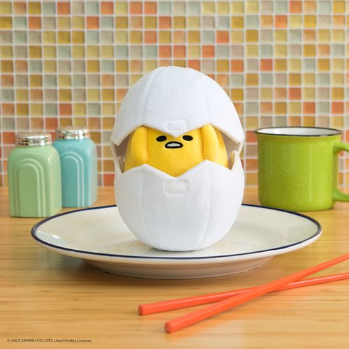 Sanrio Gudetama In Eggshell 5-Inch Plush