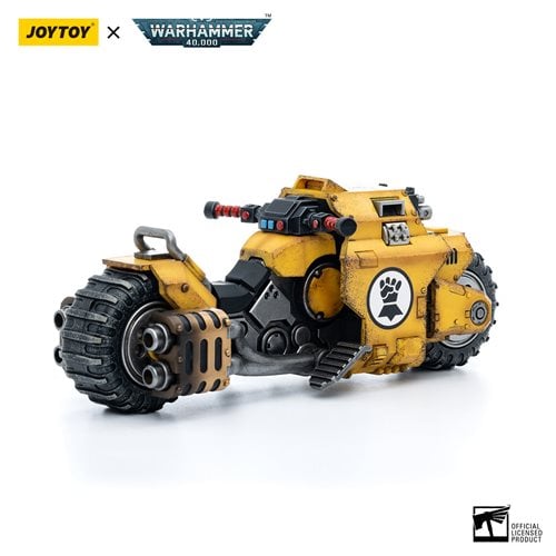 Joy Toy Warhammer 40,000 Imperial Fists Raider-Pattern Combat Bike 1:18 Scale Vehicle