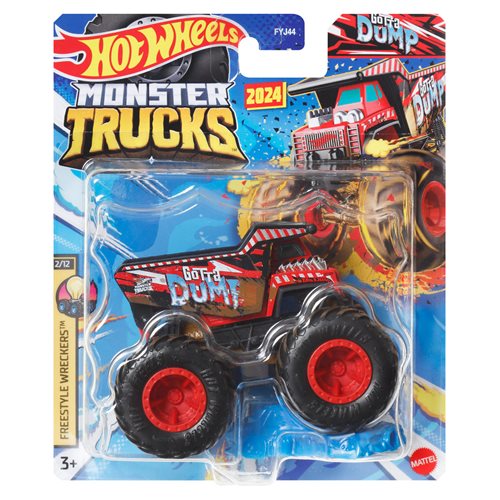 Hot Wheels Monster Trucks 1:64 Scale Vehicle 2024 Mix 2 Case of 8