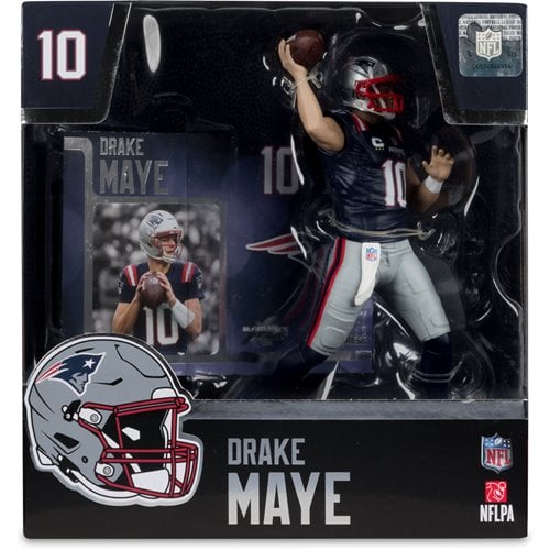 NFL SportsPicks New England Patriots Drake Maye 7-Inch Posed Figure
