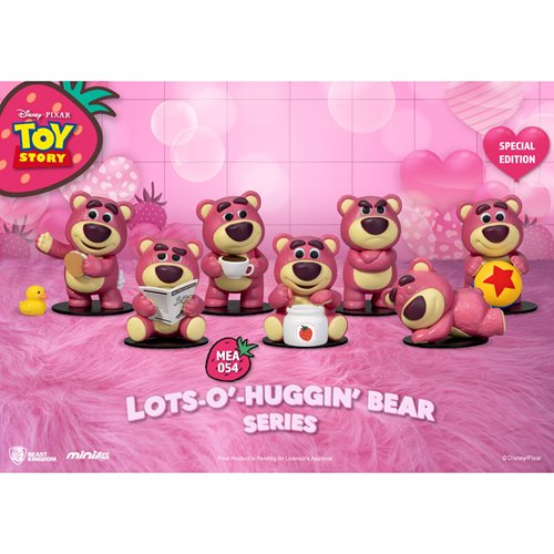 LOTS-O-HUGGIN' BEAR & フィギュア7体セット Toy Story Lots-o-Huggin Bear Series MEA-054 Mini-Figure Blind Box