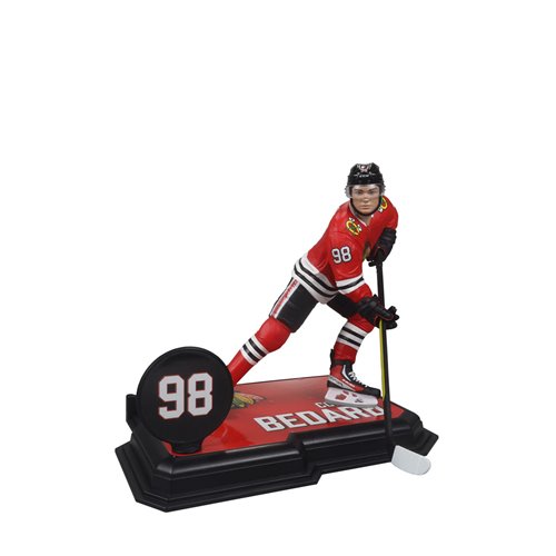 NHL SportsPicks Chicago Blackhawks Connor Bedard 2 7-Inch Scale Posed Figure Case of 6