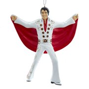 Elvis White Suit and Red Cape 4 1/2-Inch Ornament
