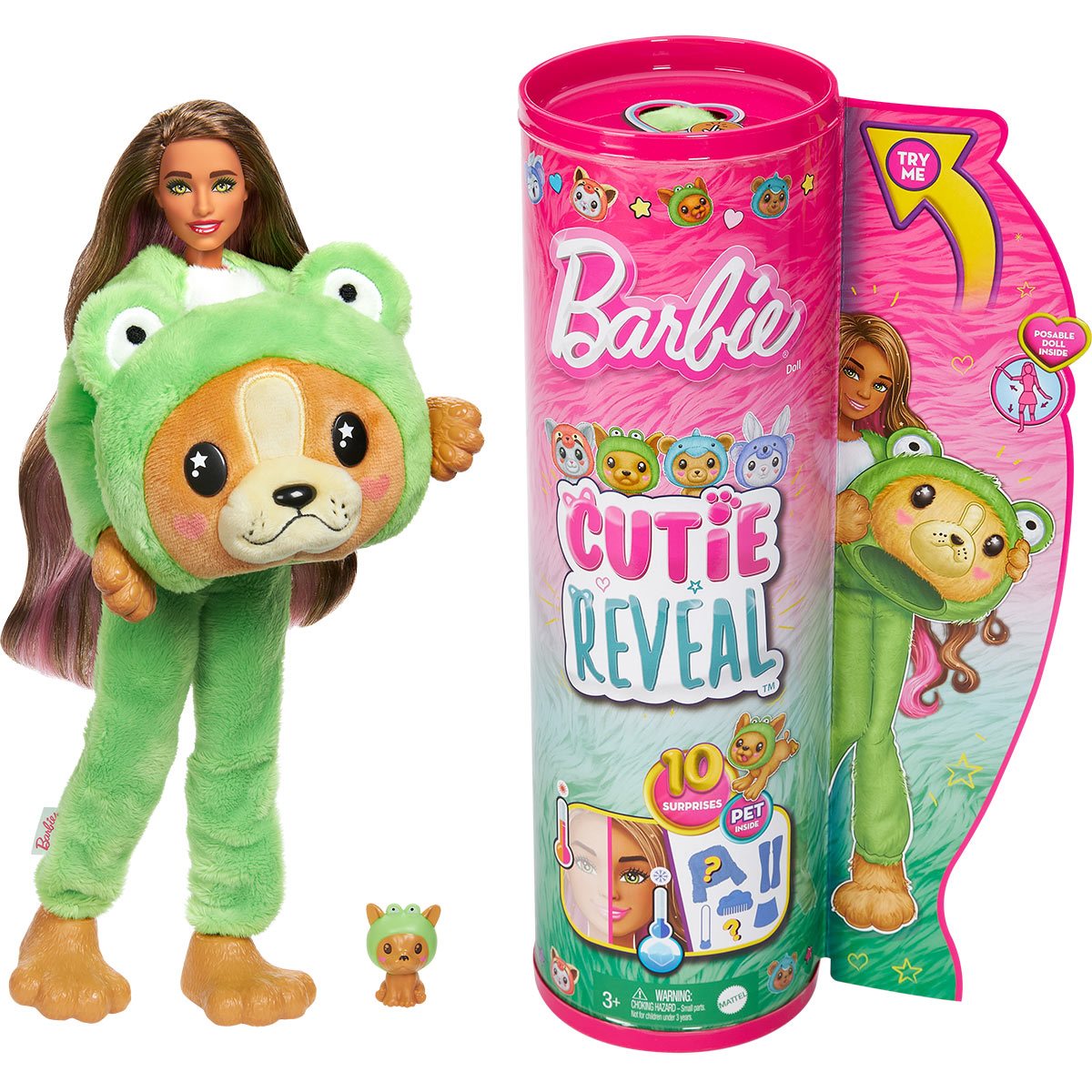 Barbie Cutie Reveal Puppy as Frog Doll - Entertainment Earth