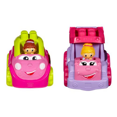 Mega Bloks Lil Vehicles Pink Assortment Case