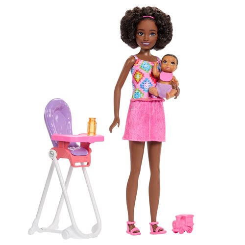 Barbie Family & Friends High Chair Playset and Doll