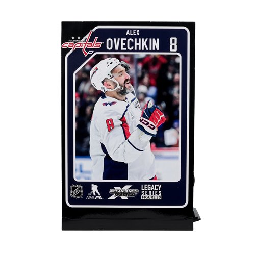 NHL SportsPicks Washington Capitals Alexander Ovechkin White Jersey 7-Inch Posed Figure