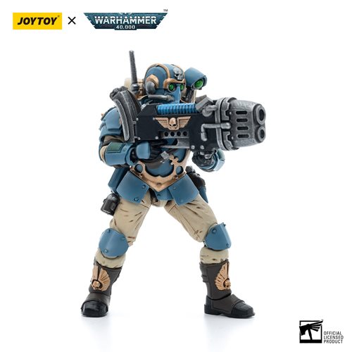 Joy Toy Warhammer 40,000 Astra Militarium Tempestus Scions Squad 55th Kappic Plasma Gunner 1:18 Scal