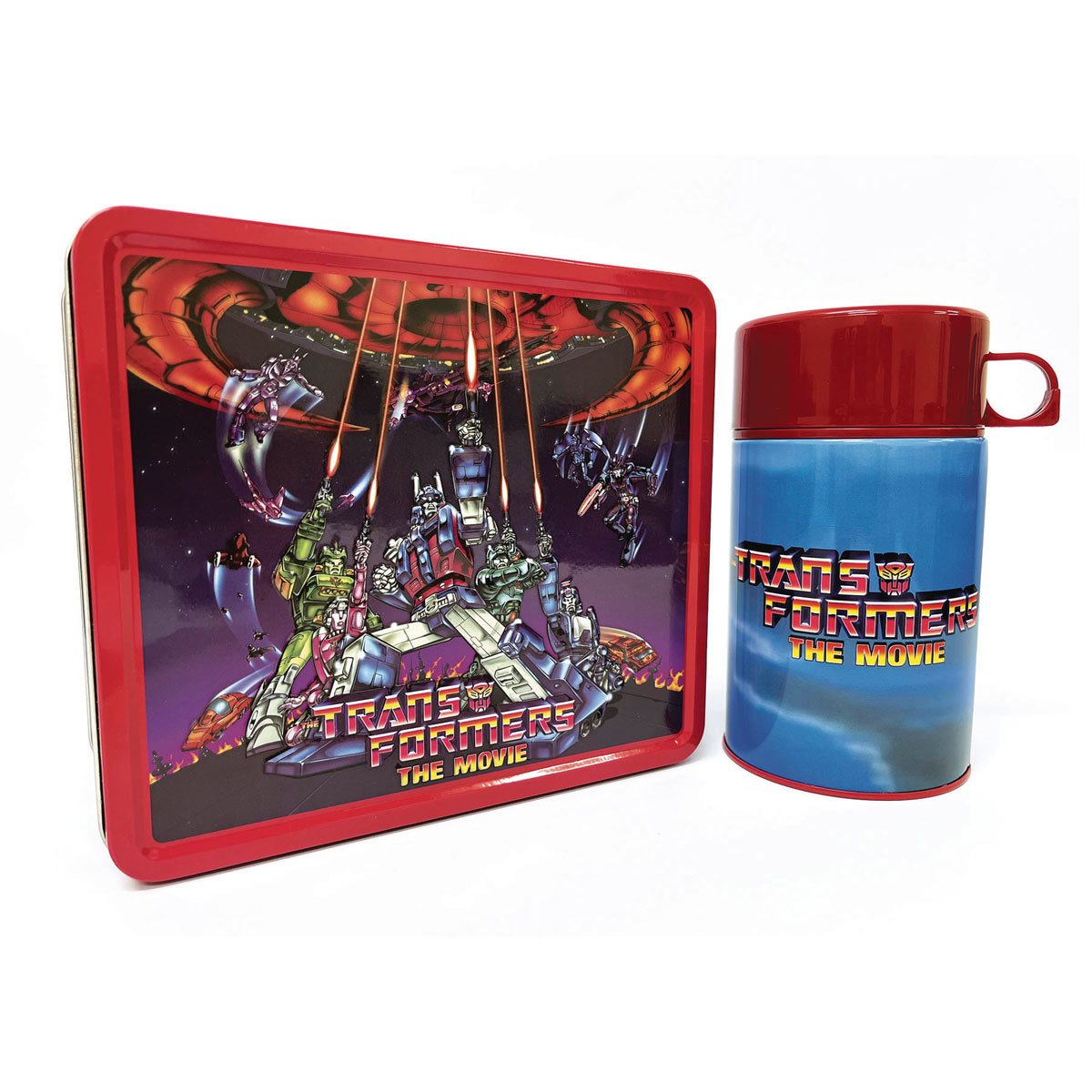 Sailor Moon and Tuxedo Mask Tin Titans Lunch Box with Thermos