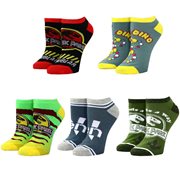 Jurassic Park Icons Ankle Sock 5-Pack