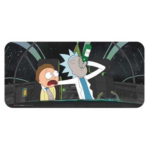 and Morty Space Cruiser Drink Time Sunshade