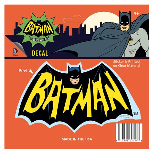 Batman Classic 1966 TV Series Logo Decal - Entertainment Earth