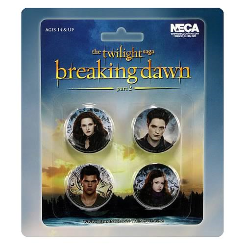 Twilight Breaking Dawn Part 2 Cast Pin 4 Pack