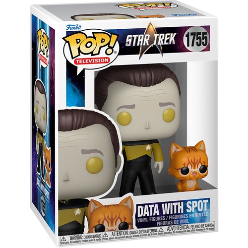 Star Trek: TNG Data Funko Pop! Vinyl Figure and Spot Pop! Buddy
