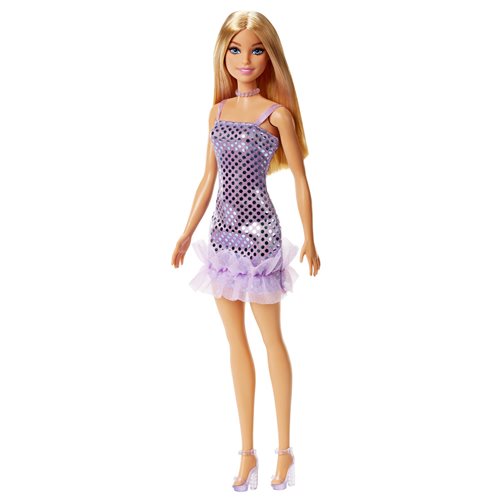 Barbie Glitz Doll in Lavender Metallic Mini Dress