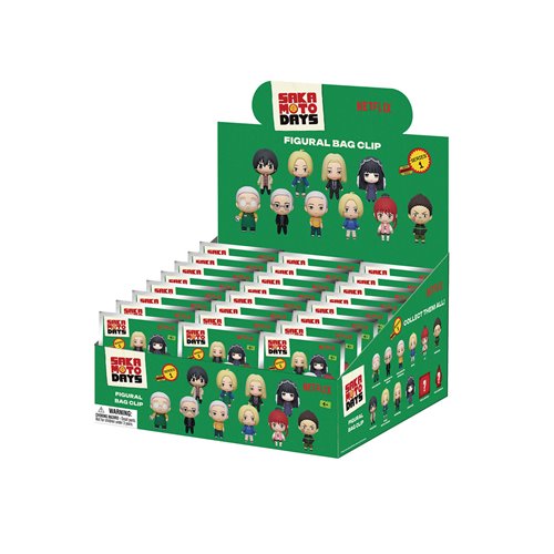 Sakamoto Days 3D Foam Bag Clip Random 6-Pack