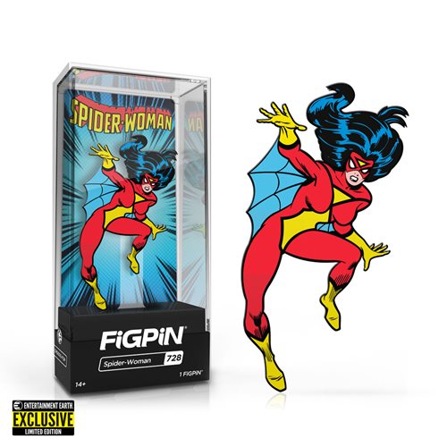 Marvel Spider-Woman FiGPiN Classic Enamel Pin - EE Exclusive