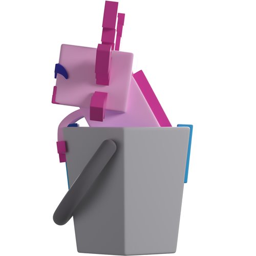 Minecraft Collection Axolotl Vinyl Figure #14