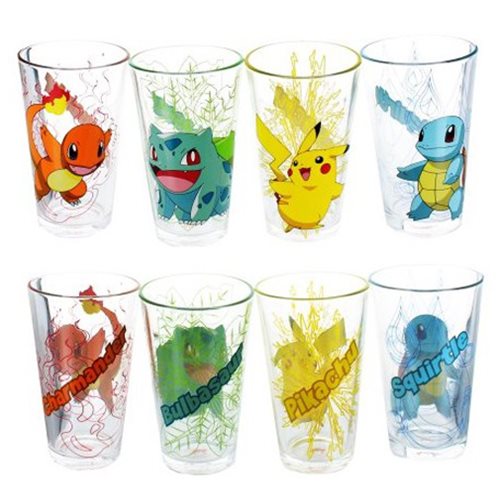 Pokemon Character Pack Pint Glasses, 4-Pack, Set of 4 - Jay C Food Stores