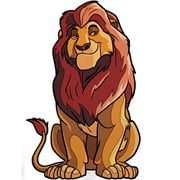 The Lion King Mufasa FiGPiN Classic 3-Inch Enamel Pin