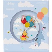 Winnie the Pooh Friends on Balloons 3-Inch Collector Box Pin