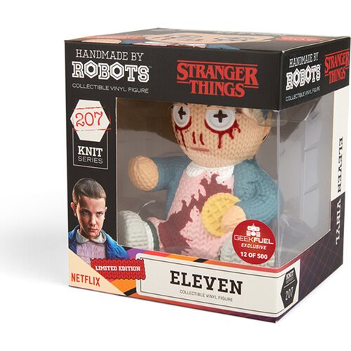 Stranger Things Eleven #207 Limited Edition Bloody Handmade By Robots Vinyl Figure