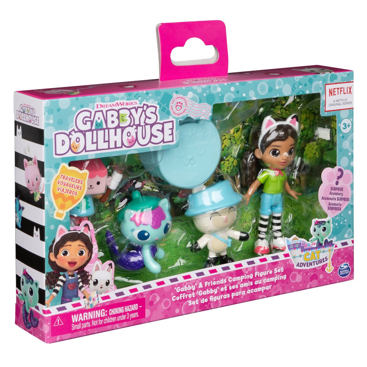 Gabby's Dollhouse, Gabby and Friends Figure Set with Rainbow Gabby Doll, 3  Toy Figures and Surprise Accessory Kids Toys for Ages 3 and up