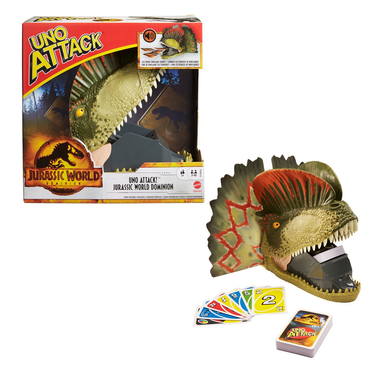 Jurassic World 3: UNO Dominion Attack Game Card