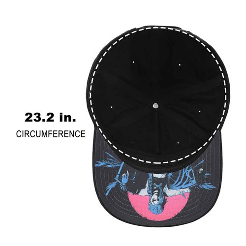 Arcane League of Legends Jinx Curved Bill Snapback Hat