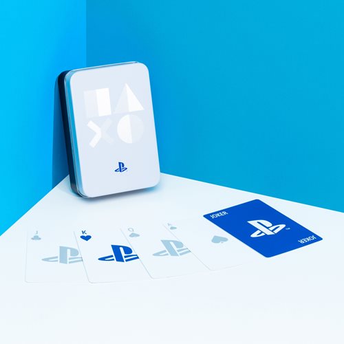 PlayStation PS5 Playing Cards in Collectible Tin