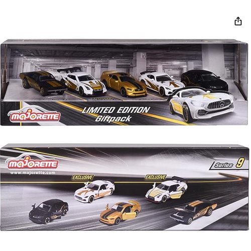 Majorette Limited Edition 9 1:64 Scale Die-Cast Metal Vehicle 5-Pack