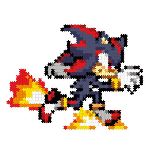 Sonic the Hedgehog Running Shadow Jixelz Remix 700-Piece Puzzle