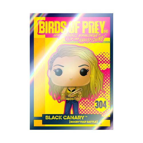 Birds of Prey Black Canary Pop! Vinyl Figure with Collectible Card - Entertainment Earth Exclusive