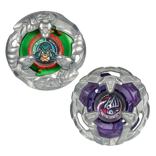 Beyblade X Yell Kong 3-60GB and Helm Knight 5-80T Dual Pack Set with 2 Right-Spinning Tops