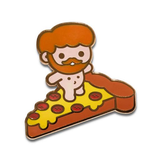 Lil Truck: Pizza Surfer Enamel Pin
